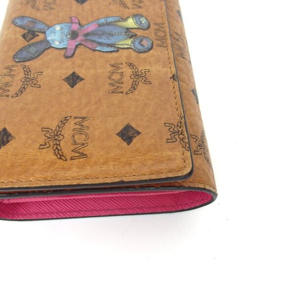 Authentic MCM Rabbit Tri-fold wallet leather [Used] - Picture 5 of 12